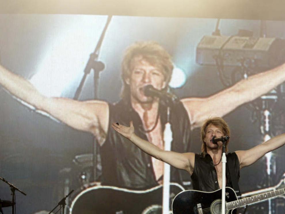 Jon Bon Jovi, en el escenario del Rock in Rio de Madrid, en una imagen de archivo