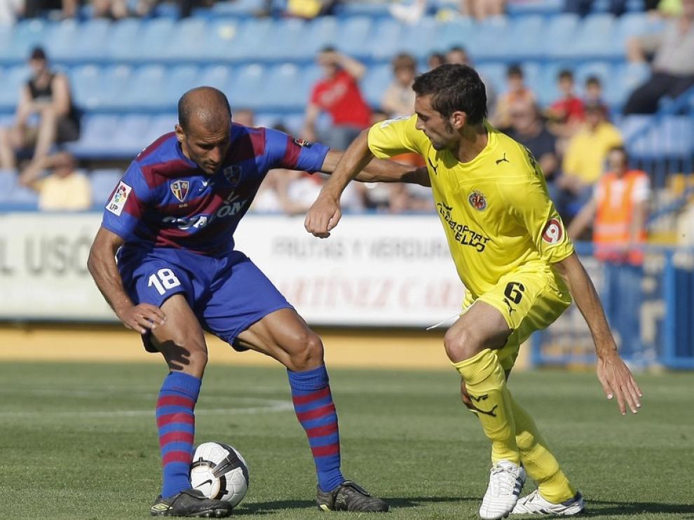 Una de las jugadas del partido