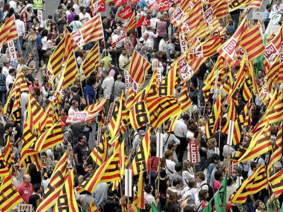 Previa a la huelga de mañana, los funcionarios han realizado concentraciones de protesta.