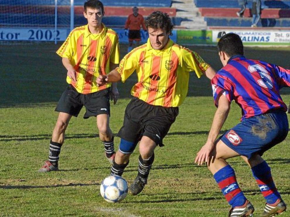 Imagen correspondiente al partido Huesca-La Fueva disputado en la temporada 2003/04.