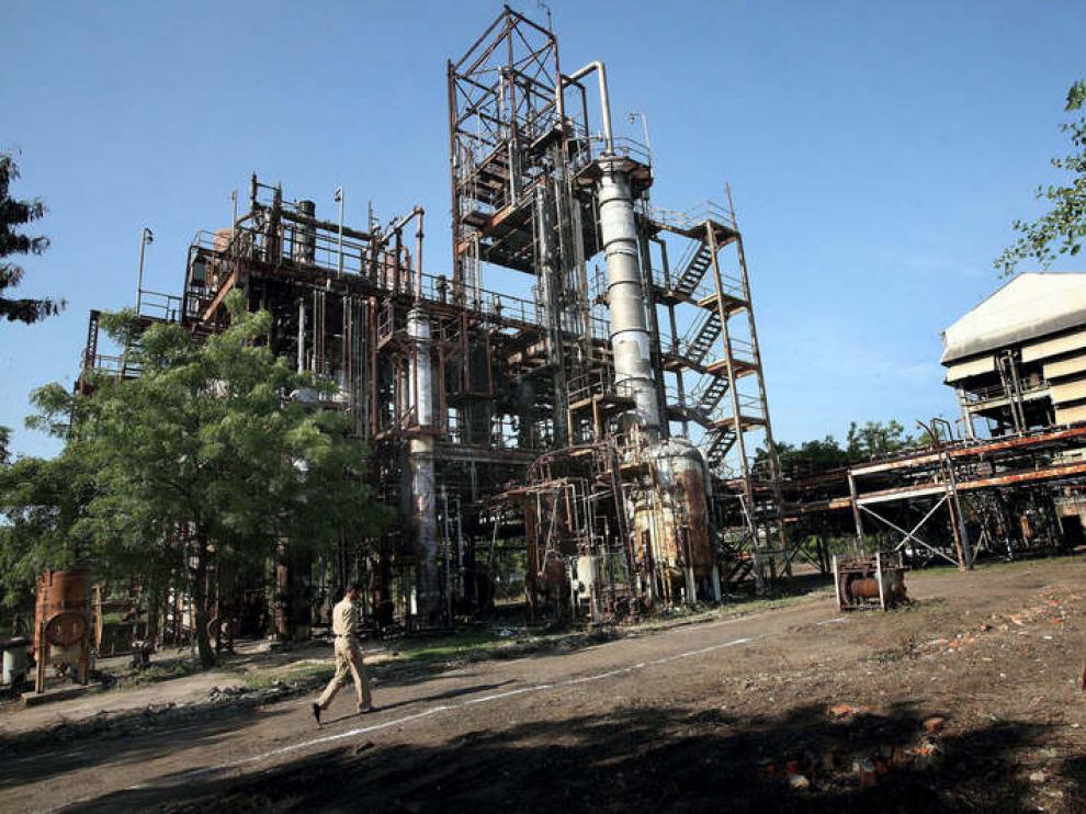 Planta de Bhopal siniestrada