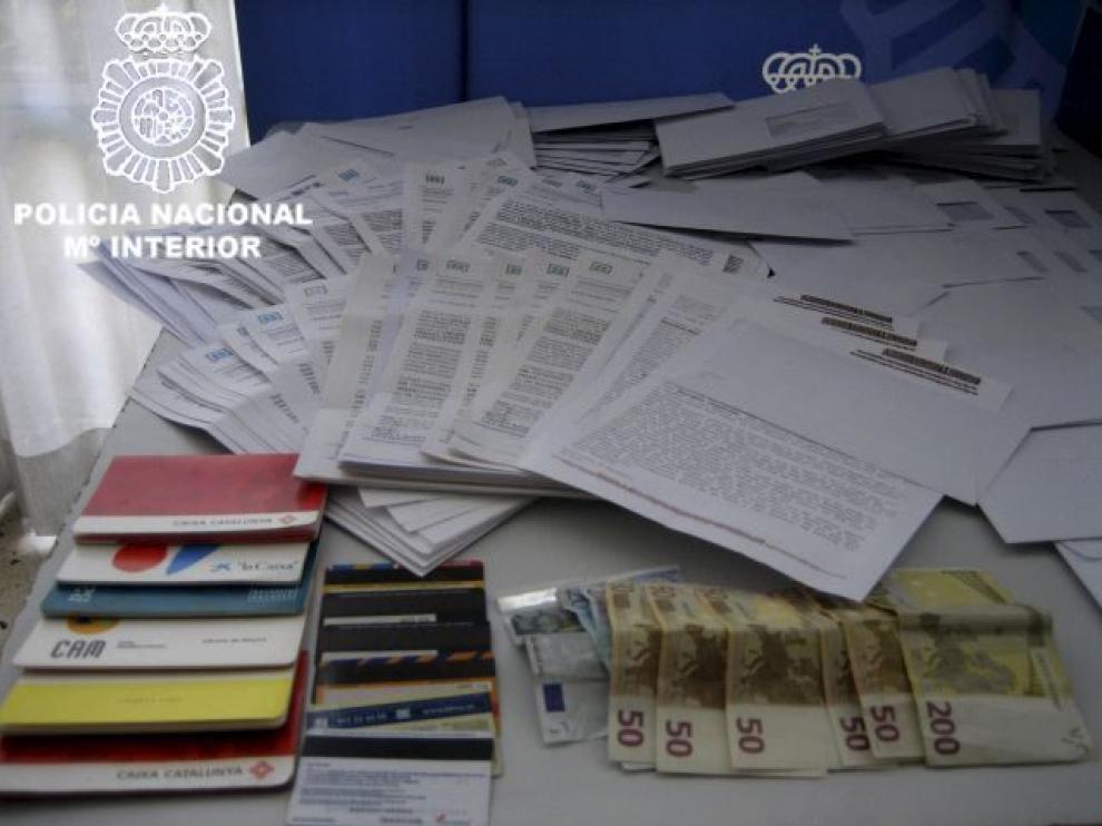 Material incautado por la Policía