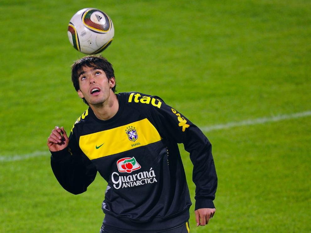 Kaká, la estrella brasileña.
