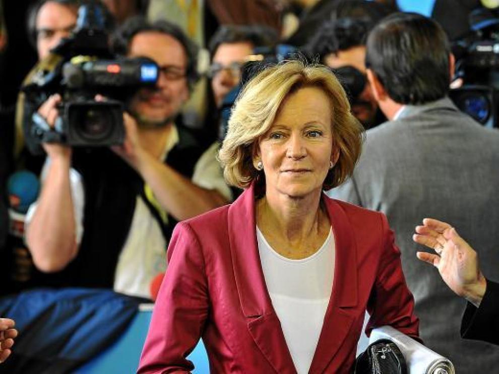 La ministra española de Economía, Elena Salgado.