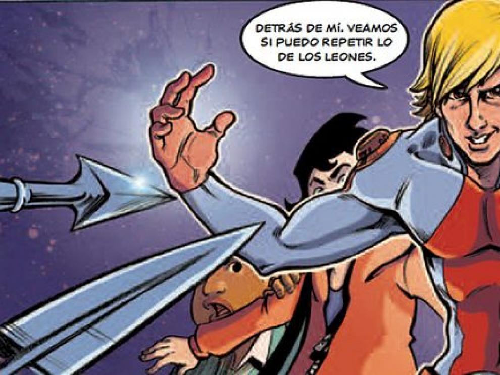 Una viñeta del tebeo