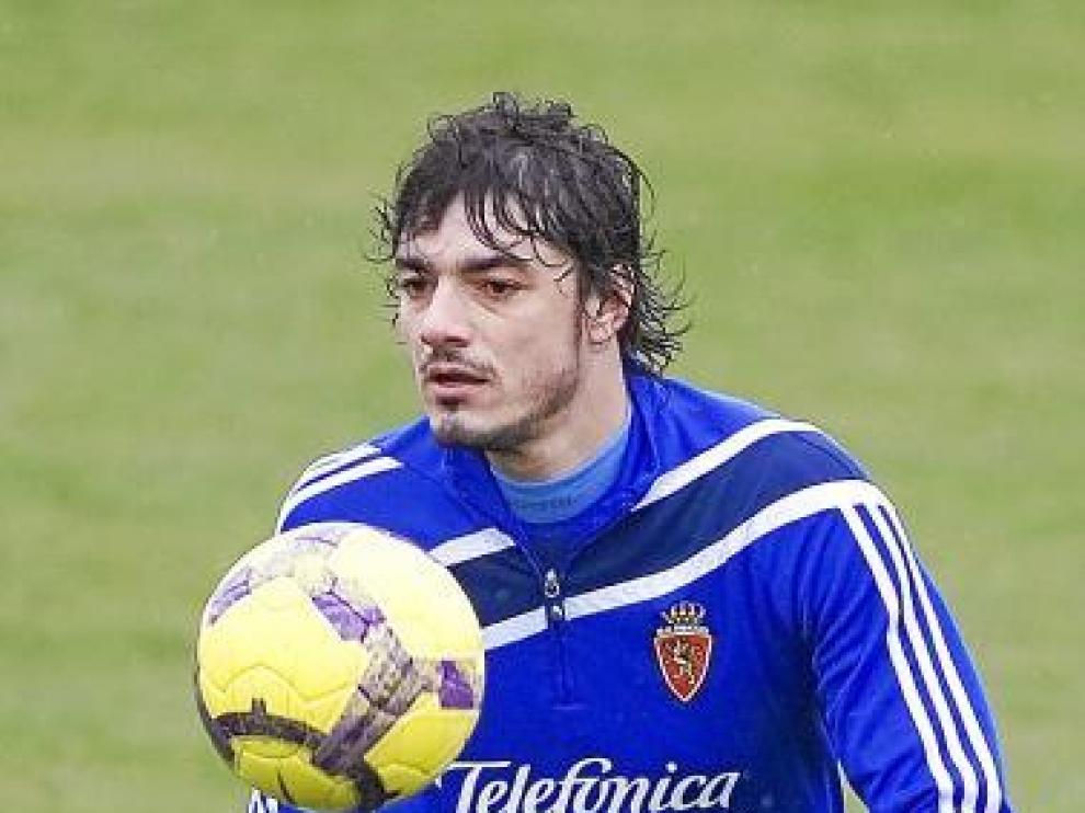 Matteo Contini, en un entrenamiento.