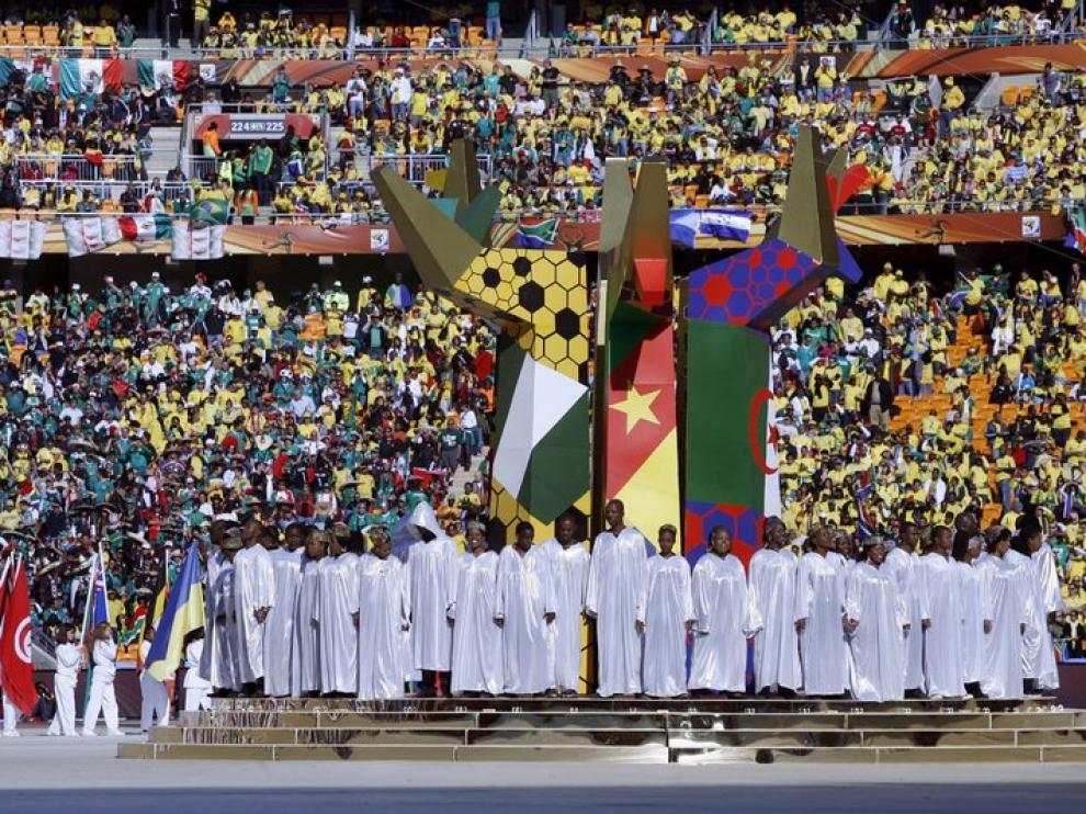 Ceremonia de inauguración del Mundial de Fútbol