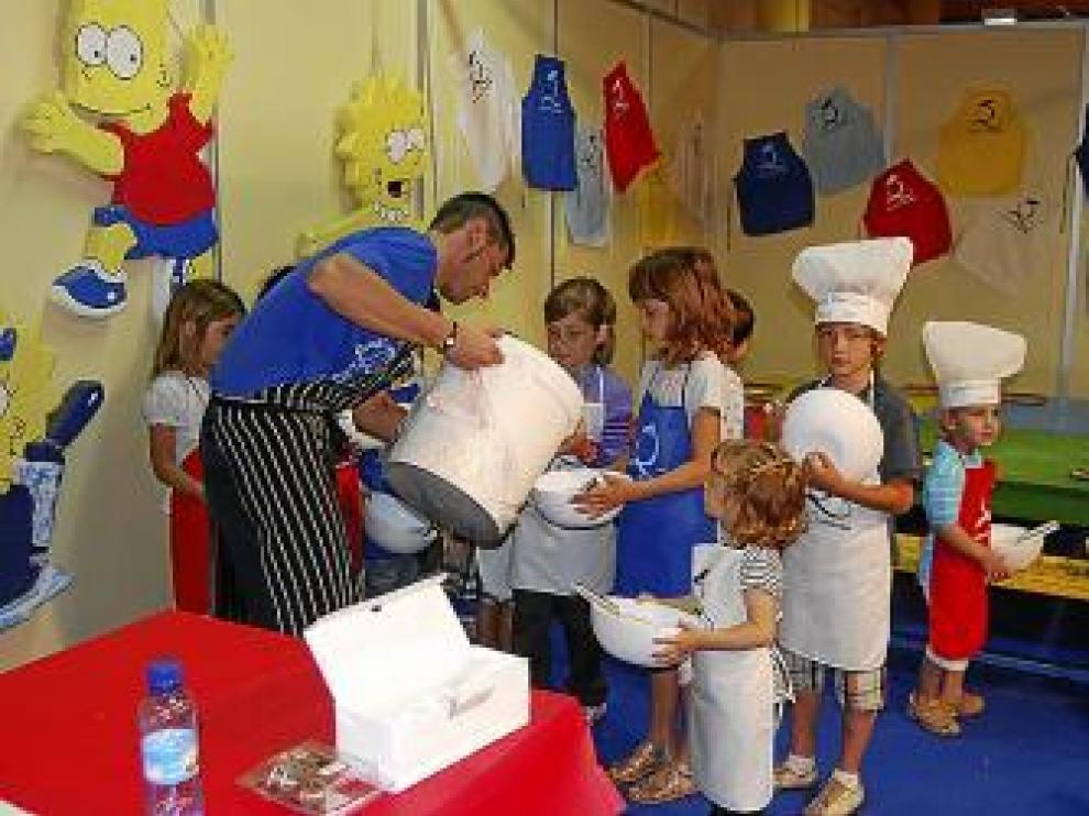 Los más pequeños fueron cocineros por un día.