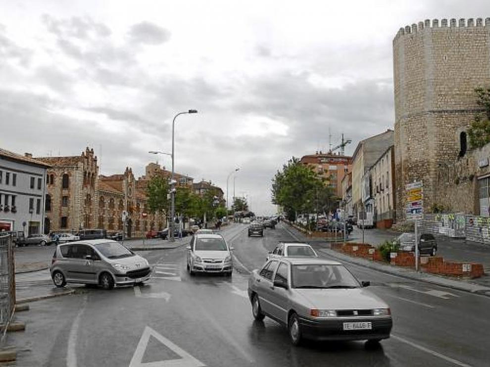 El soterramiento del tráfico en la ronda arrancaría en el enlace con la bajada de la Merced, en la foto.