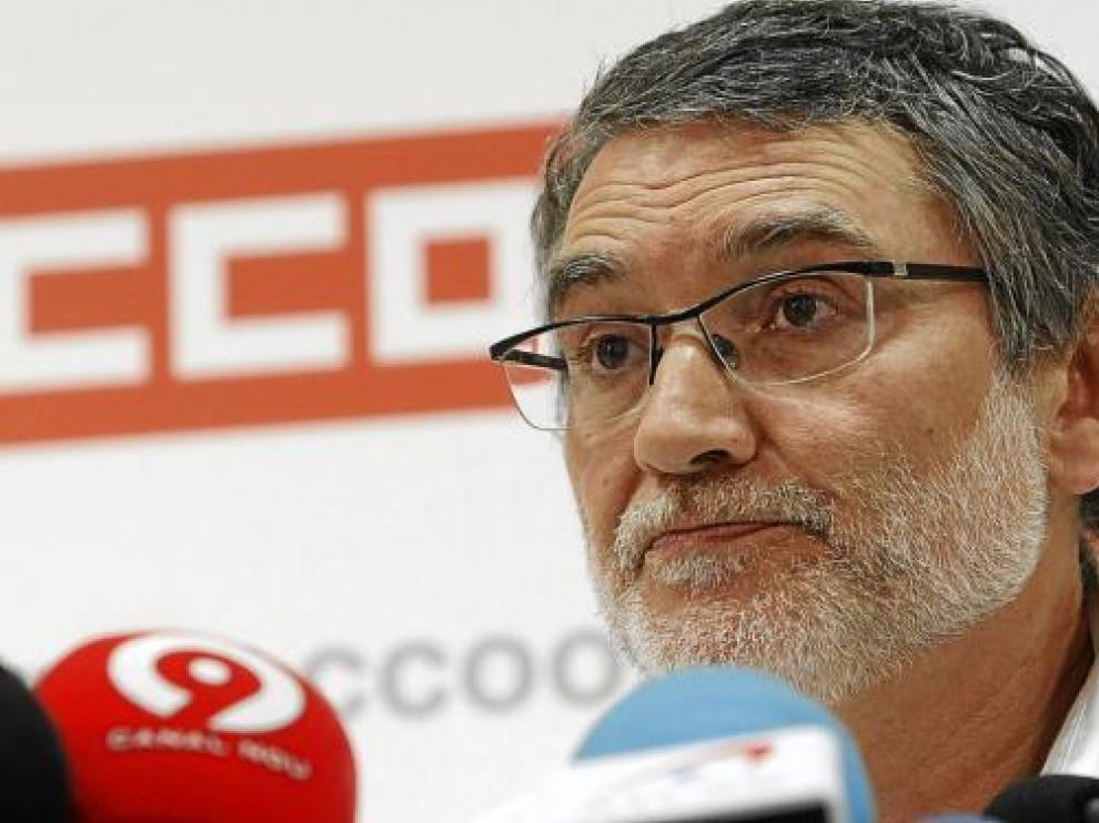 Fernando Lezcano, responsable de Comunicación de CC. OO. anunció ayer la huelga.