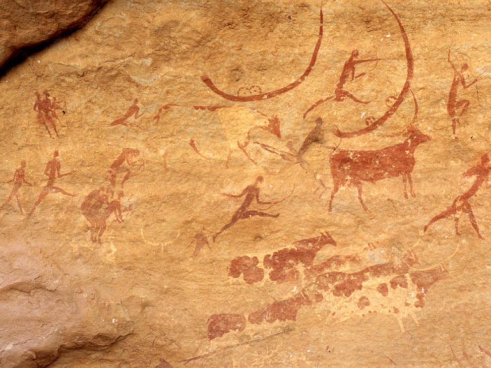 El Sahara era una zona húmeda cuando se hicieron las pinturas de Tassili n'Ajjer