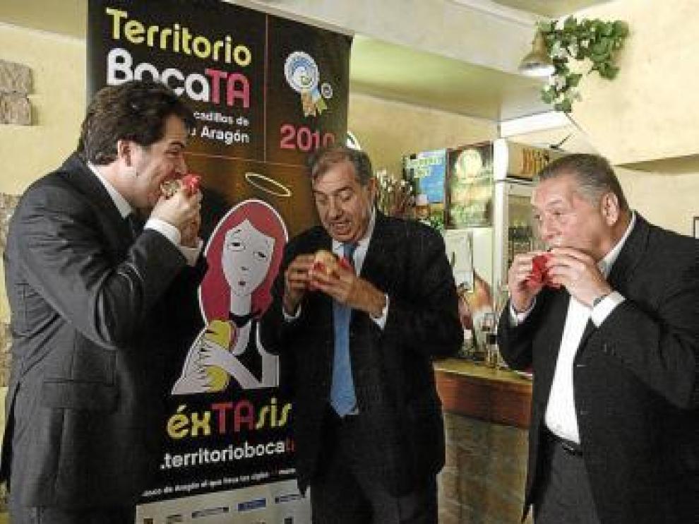 Patricio Pérez, Pedro Orduna y Pedro Giménez.