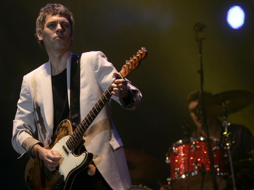 Ariel Rot, en un concierto en Zaragoza.