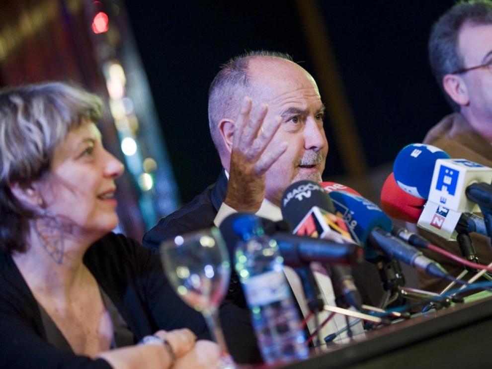 Bigas Luna durante la rueda de prensa.