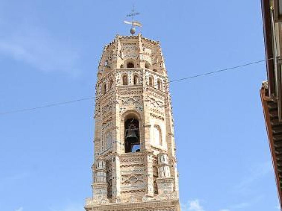 Vista de la salida de la procesión en Utebo.