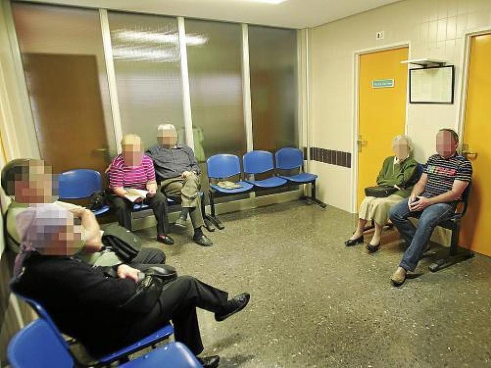 Al abrirse solo una consulta, Oftalmología presentaba un aspecto inusual, con pocos pacientes.
