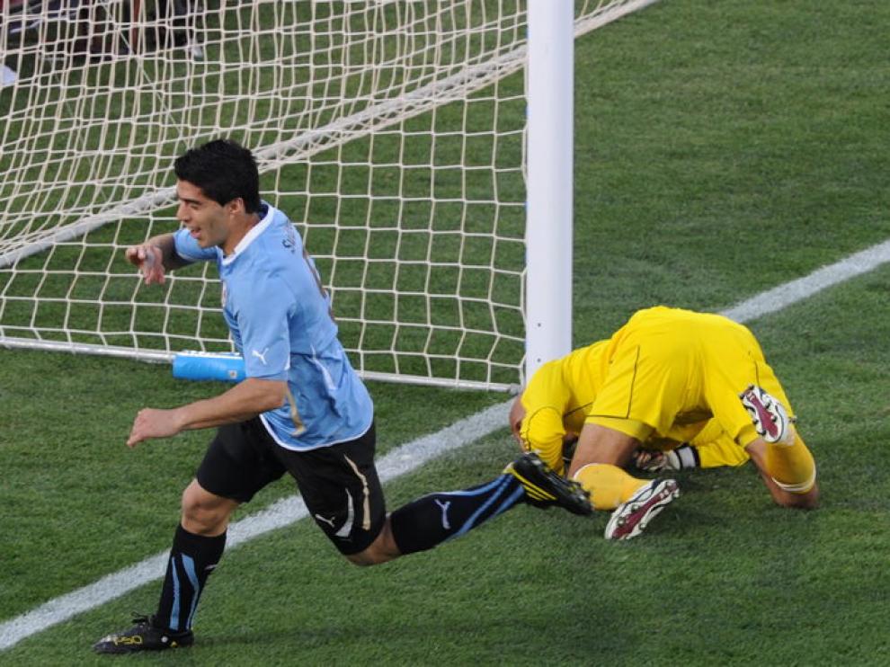 Luis Suárez marcó el gol.