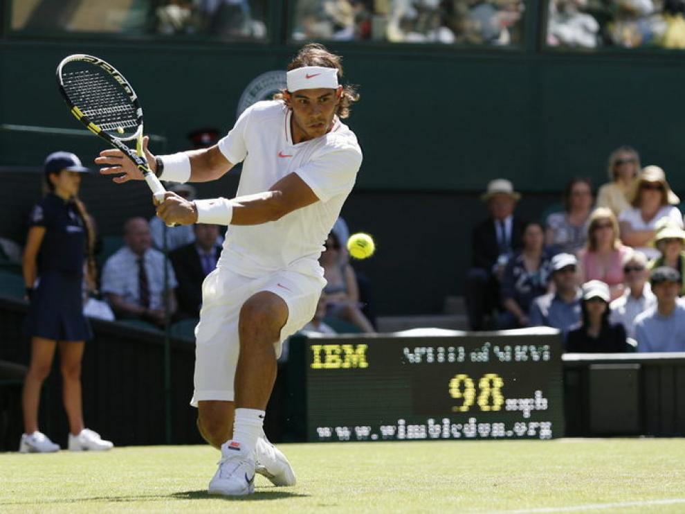 Nadal, durante el partido.