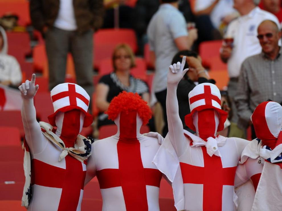 Aficionados ingleses.