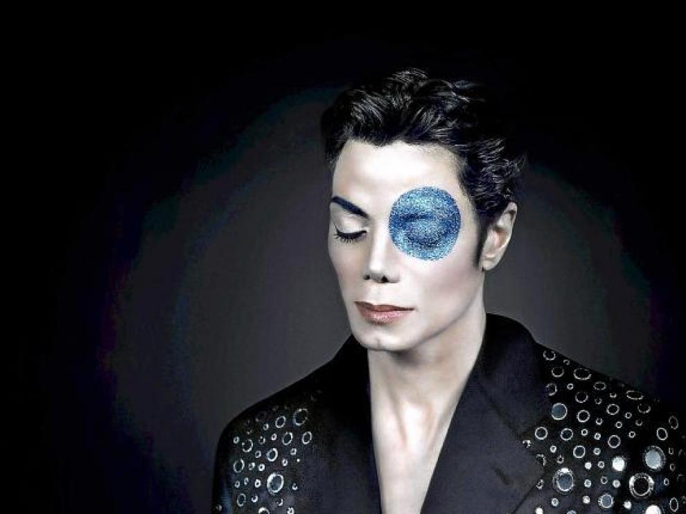 'El ojo azul de Michael Jackson', uno de los retratos inéditos de Arno Bani que se subastarán en diciembre.