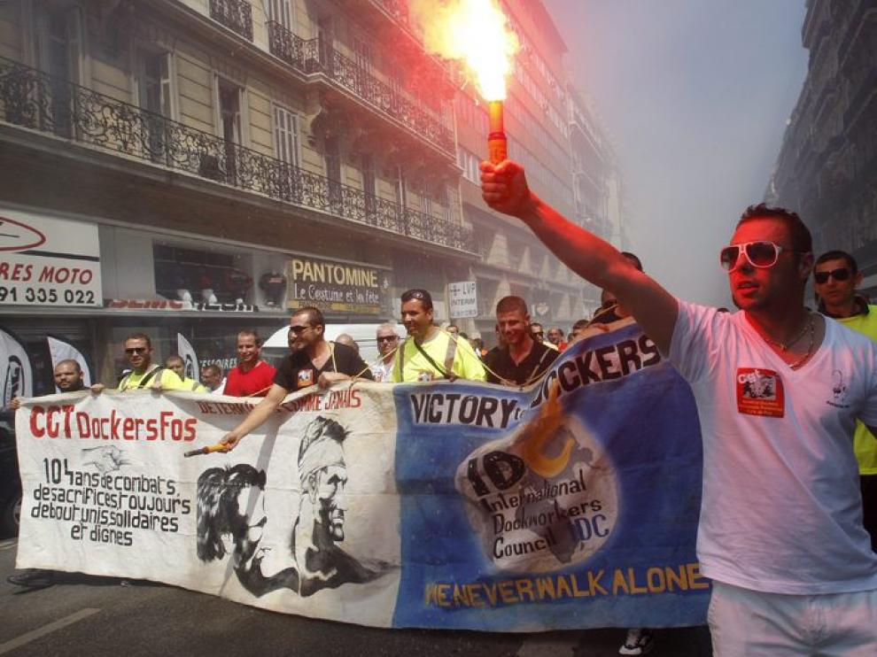 Protestas en Francia por la reforma de las pensiones