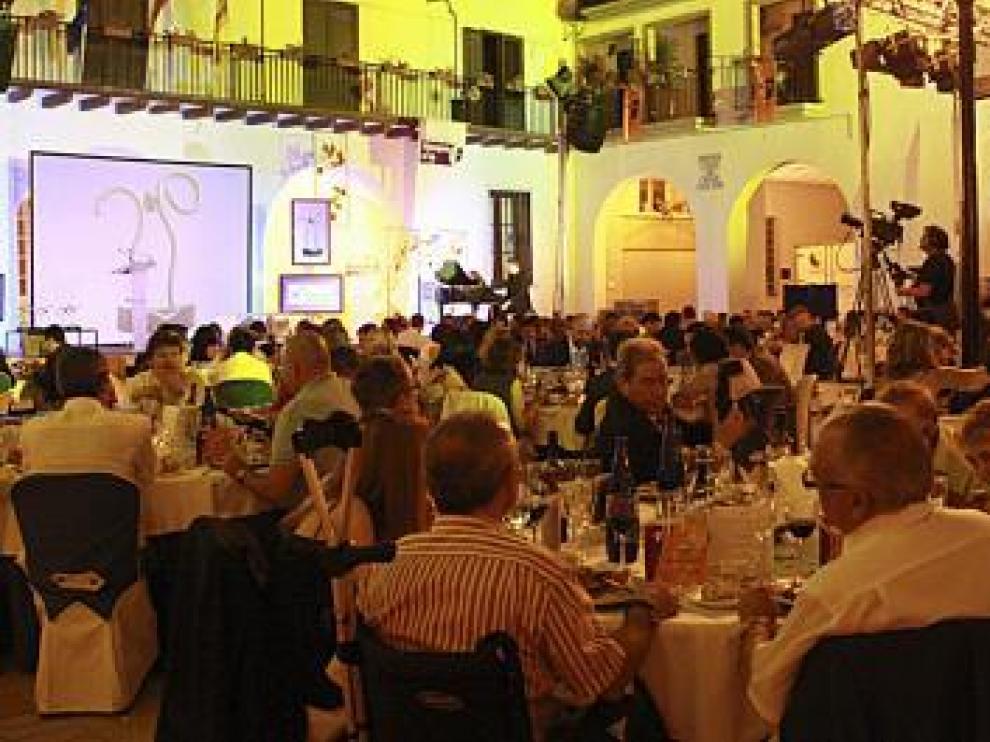 Cena previa a la gala de entrega de premios.