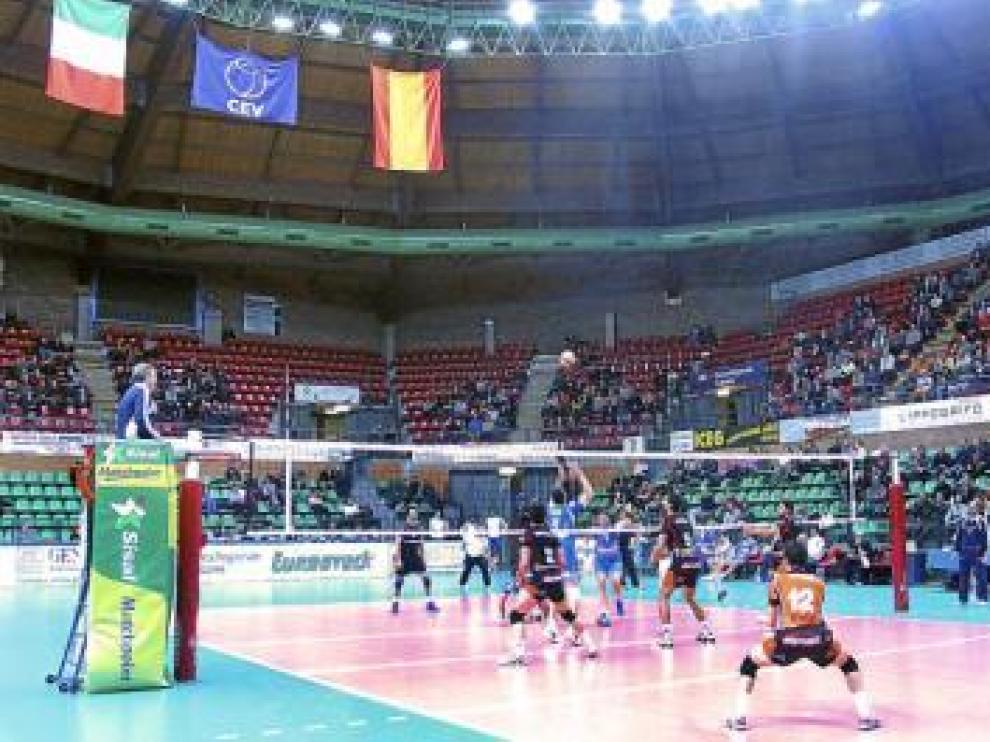 Un momento del Cuneo-CAI Teruel de la pasada temporada.