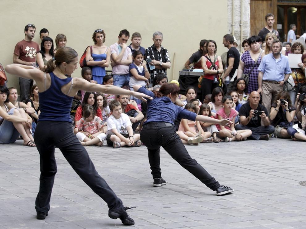 Artistas en la Plaza de San Felipe