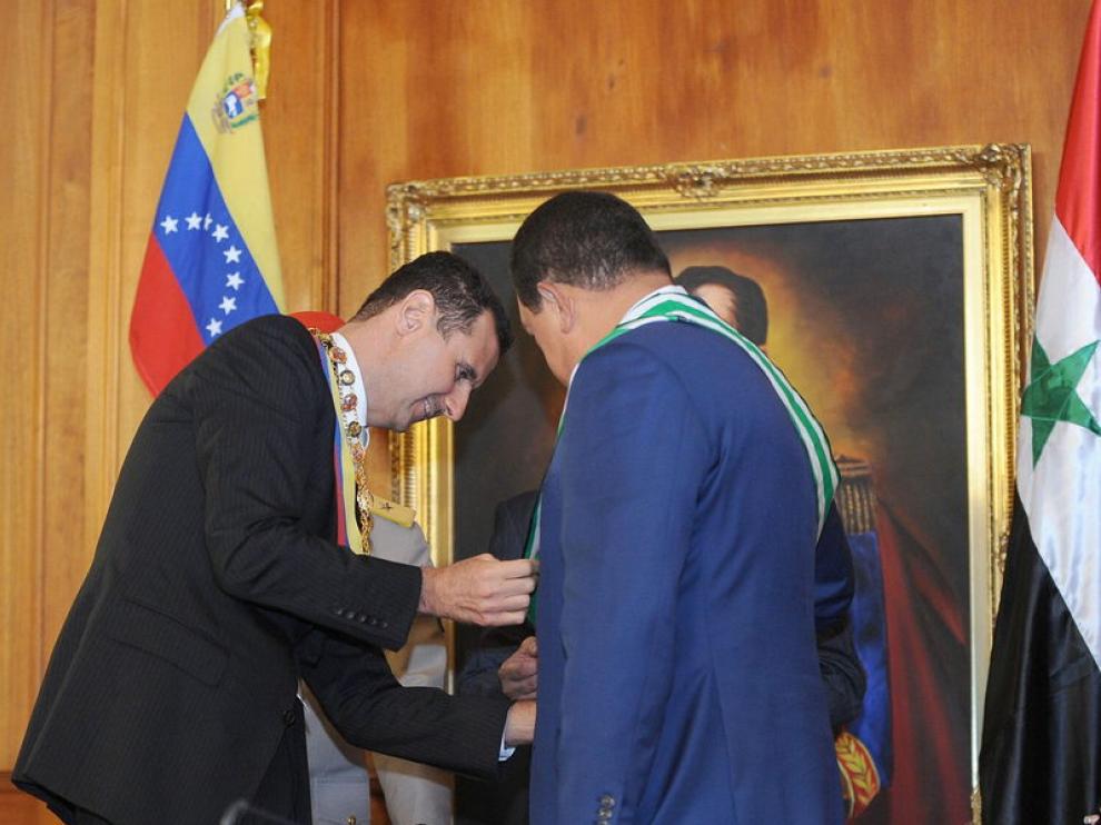 Los dos presidentes en una imagen