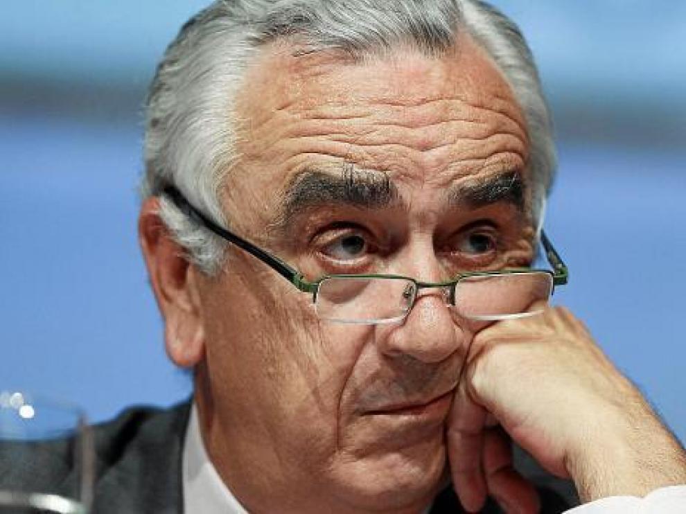El presidente del CES, durante su intervención de ayer en Madrid .