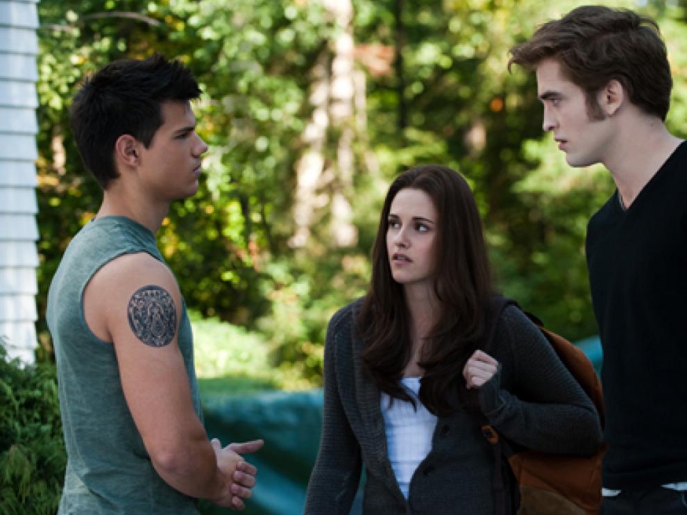 Lautner, Stewart y Pattinson