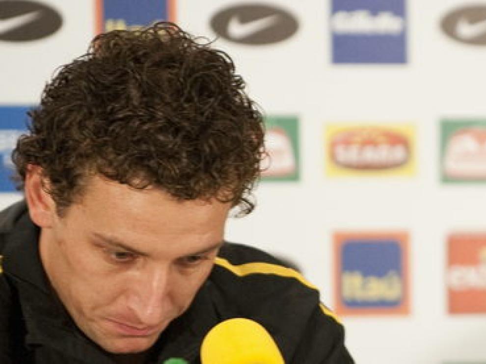 El jugador se mostró abatido.