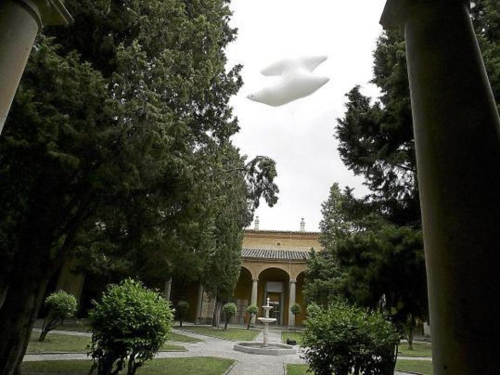 Patio del Museo de Huesca.