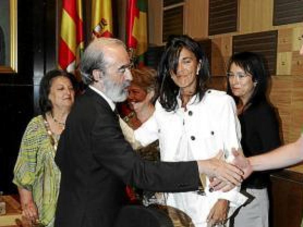 Los dirigentes socialistas José María Becana y Jesús M. Franco.