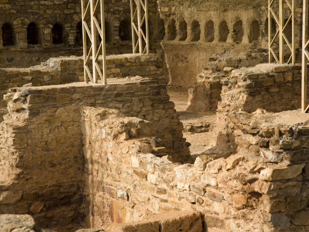 Yacimiento arqueológico de Bílbilis, en Calatayud