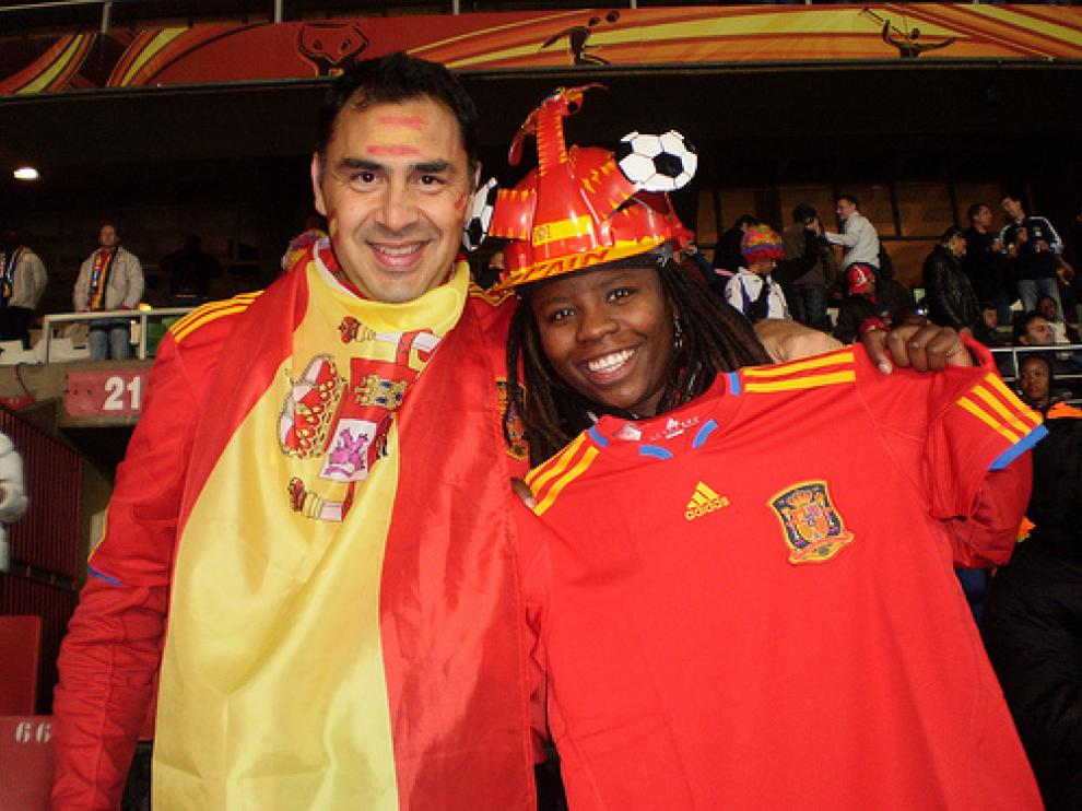 "Los sudafricanos son muy simpáticos y van con España"