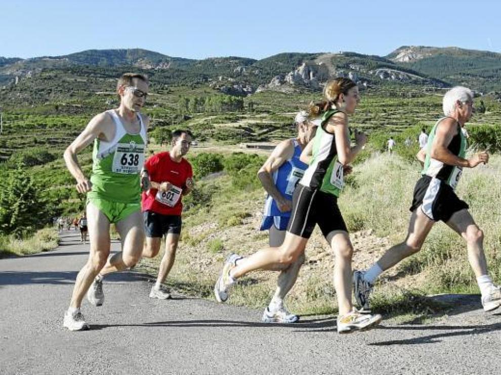 La subida al Castillo de Loarre es una de las pruebas más duras del circuito.