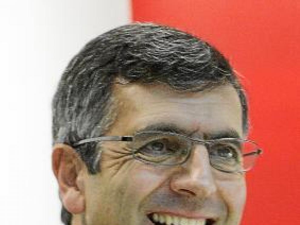 Francisco Román, durante la entrevista.
