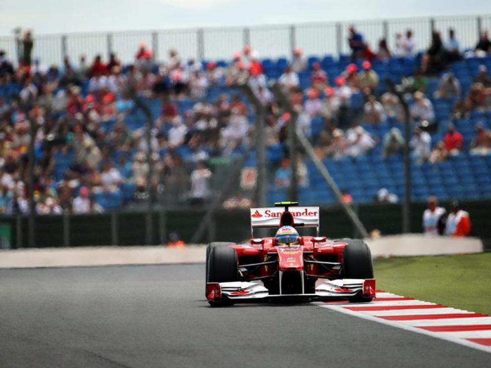 Fernando Alonso en su monoplaza