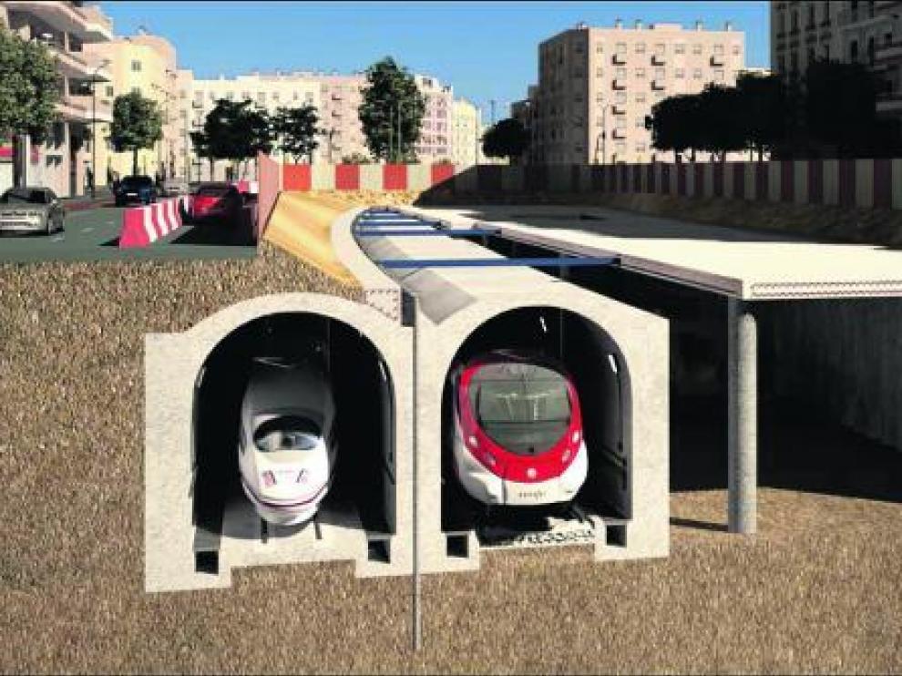 Las obras de la estación de Goya se suman a las del tranvía y agravan los problemas de tráfico
