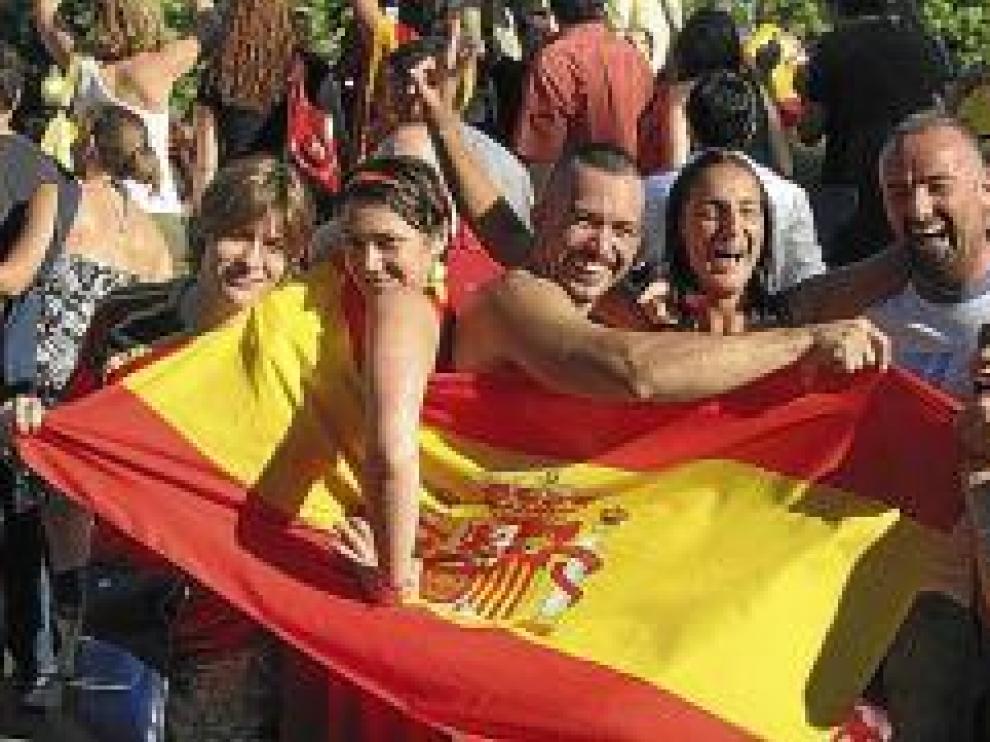 Aragoneses por el mundo... y con la Roja