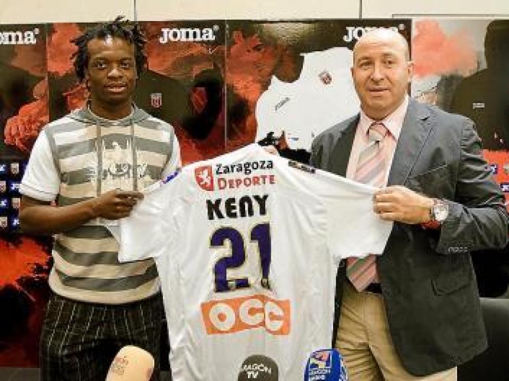 Keny, con José Ramón Moreno.