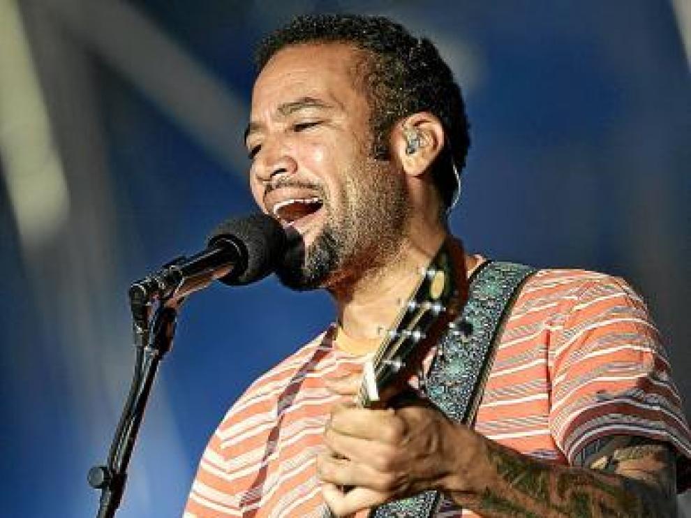 Ben Harper, en un concierto reciente en Polonia.