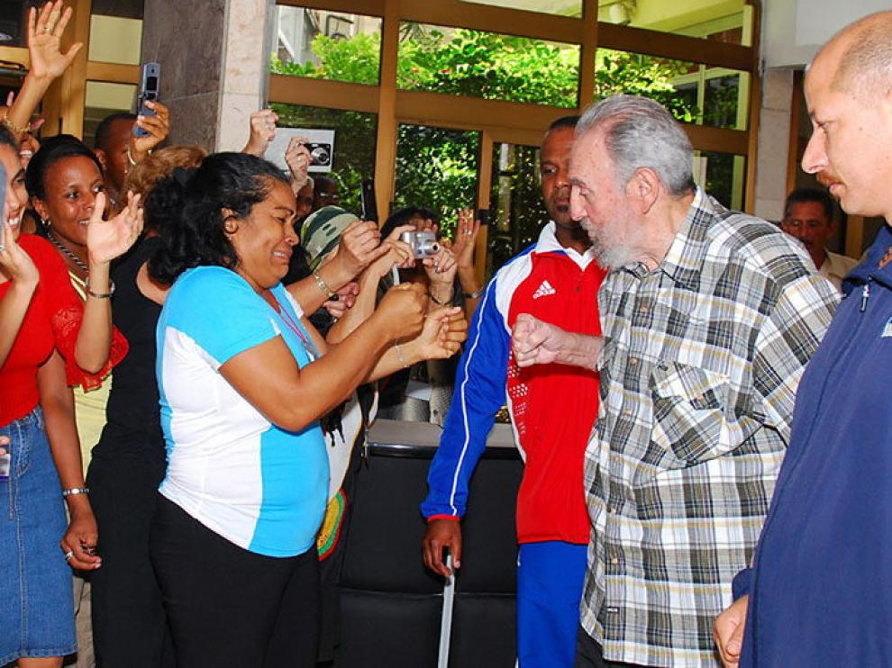Fidel Castro y los embajadores