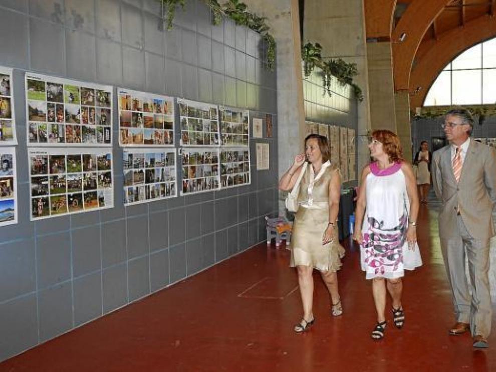De izquierda a derecha, Amelia Calonge, María Victoria Broto y Luis Alcalá.