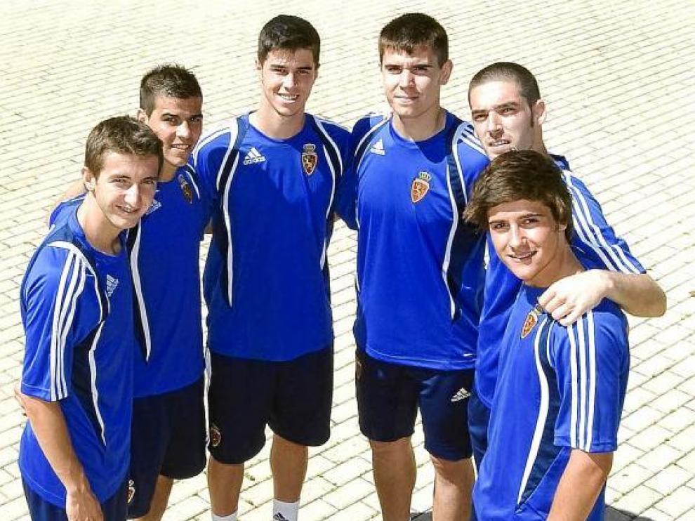 Kevin, Edu García, Alcolea, Unai, José y Ortí, la cantera en Navaleno.