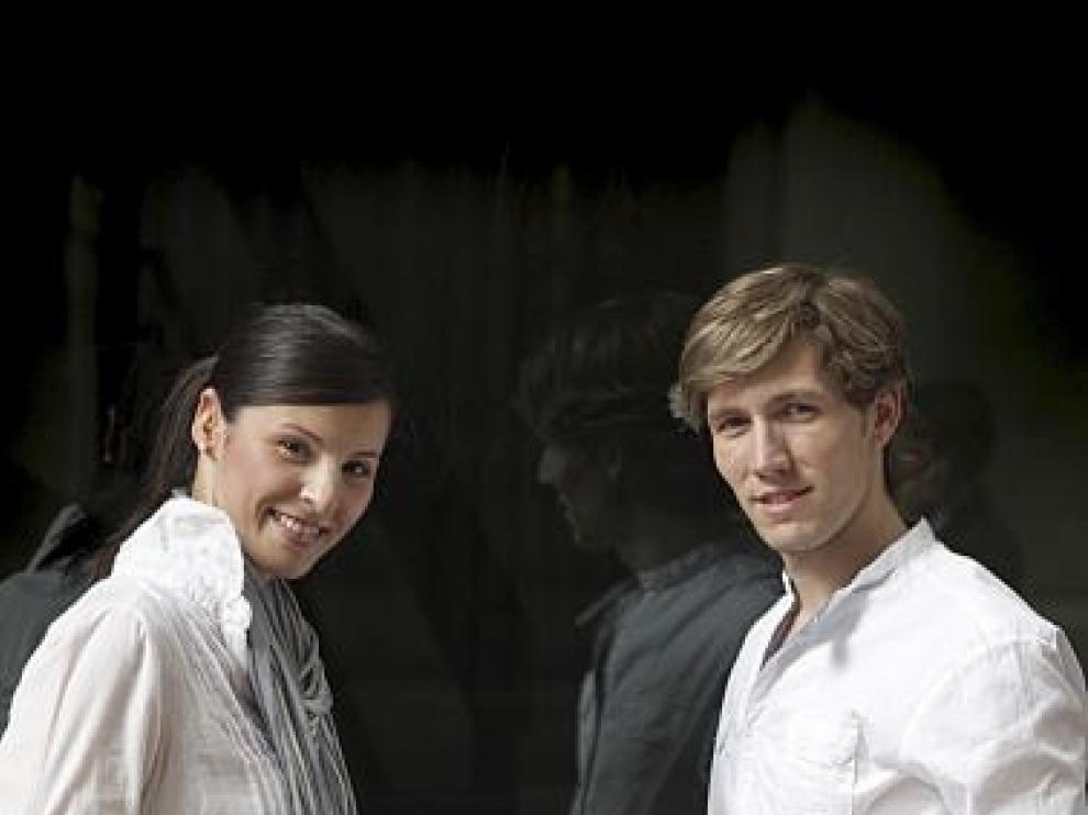 Sandra y Álex, recién llegados de su periplo oriental.