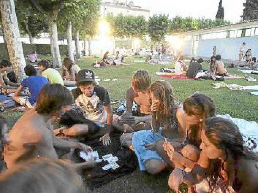 La mayor parte del público de estas veladas es joven.
