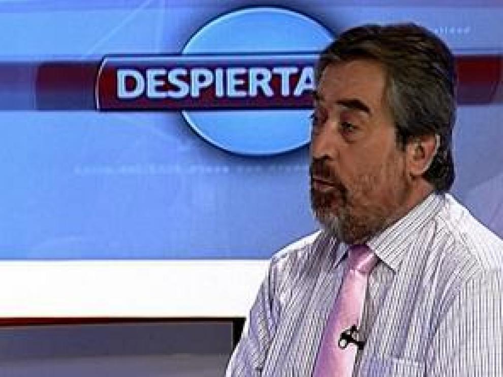 Belloch, en el programa 'Despierta Zaragoza'.