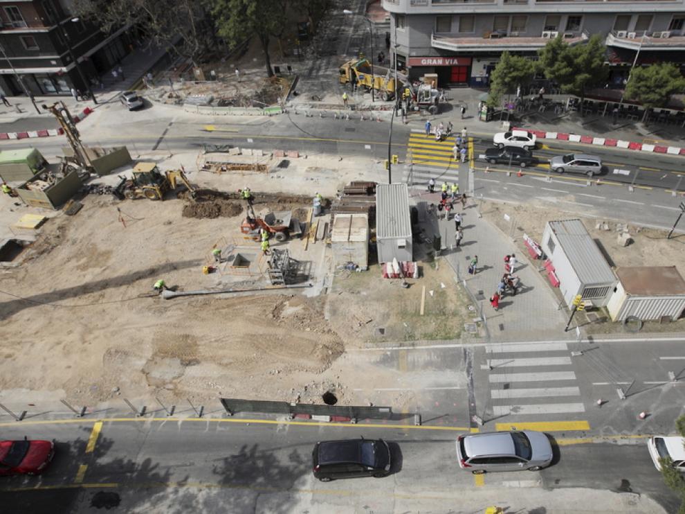 Obras en la Gran Vía